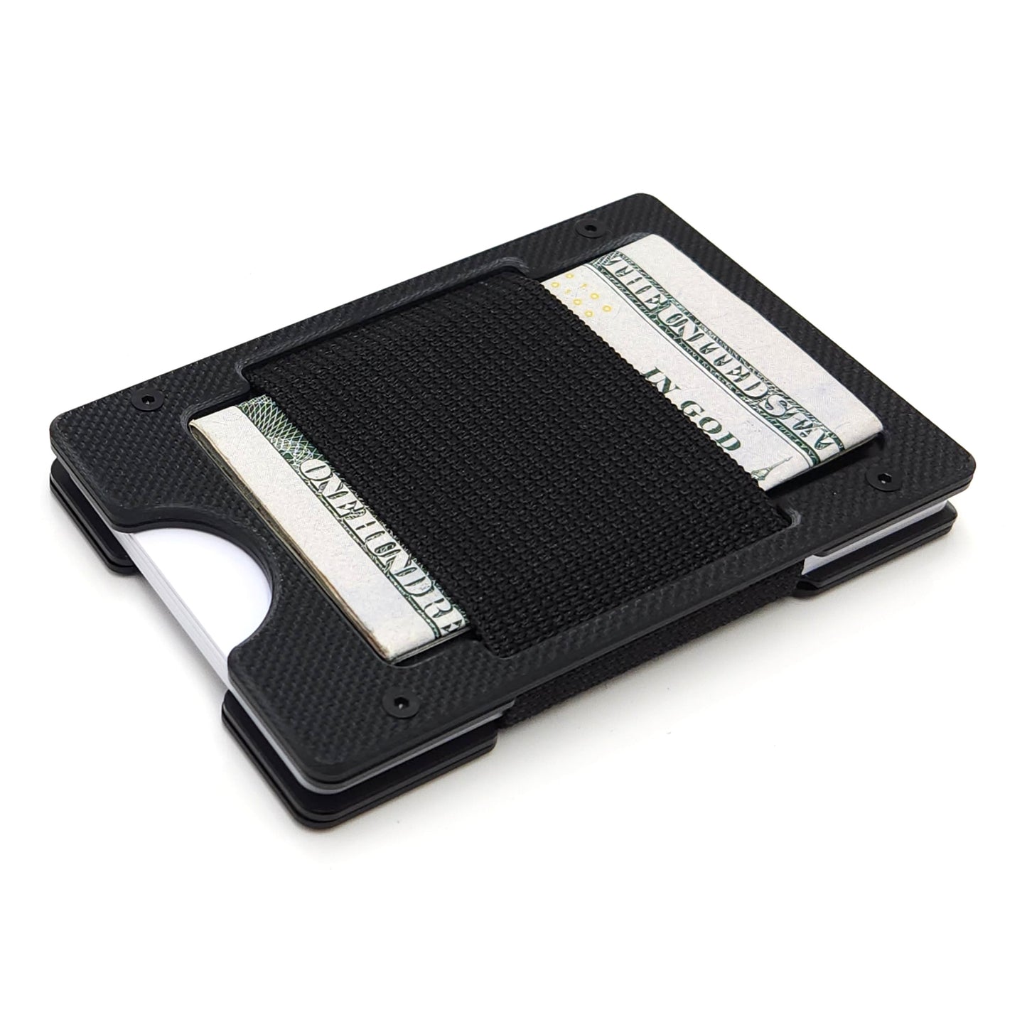 Arrow Wallet Textured Black G10 & Matte Twill Carbon Fiber