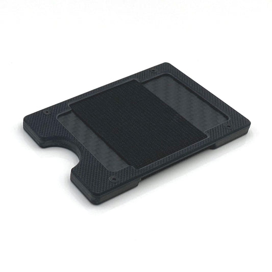 Arrow Wallet Textured Black G10 & Matte Twill Carbon Fiber