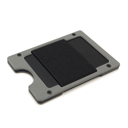 Arrow Wallet Textured Gray G10 & Black Anodized Aluminum