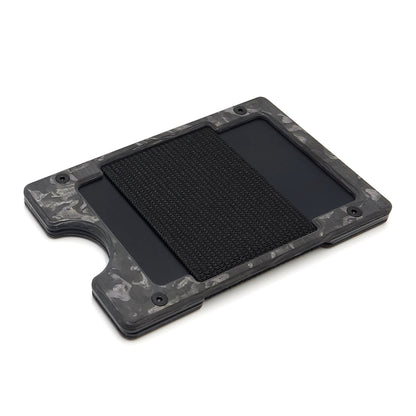 Arrow Wallet Marbled Carbon Fiber & Black Anodized Aluminum