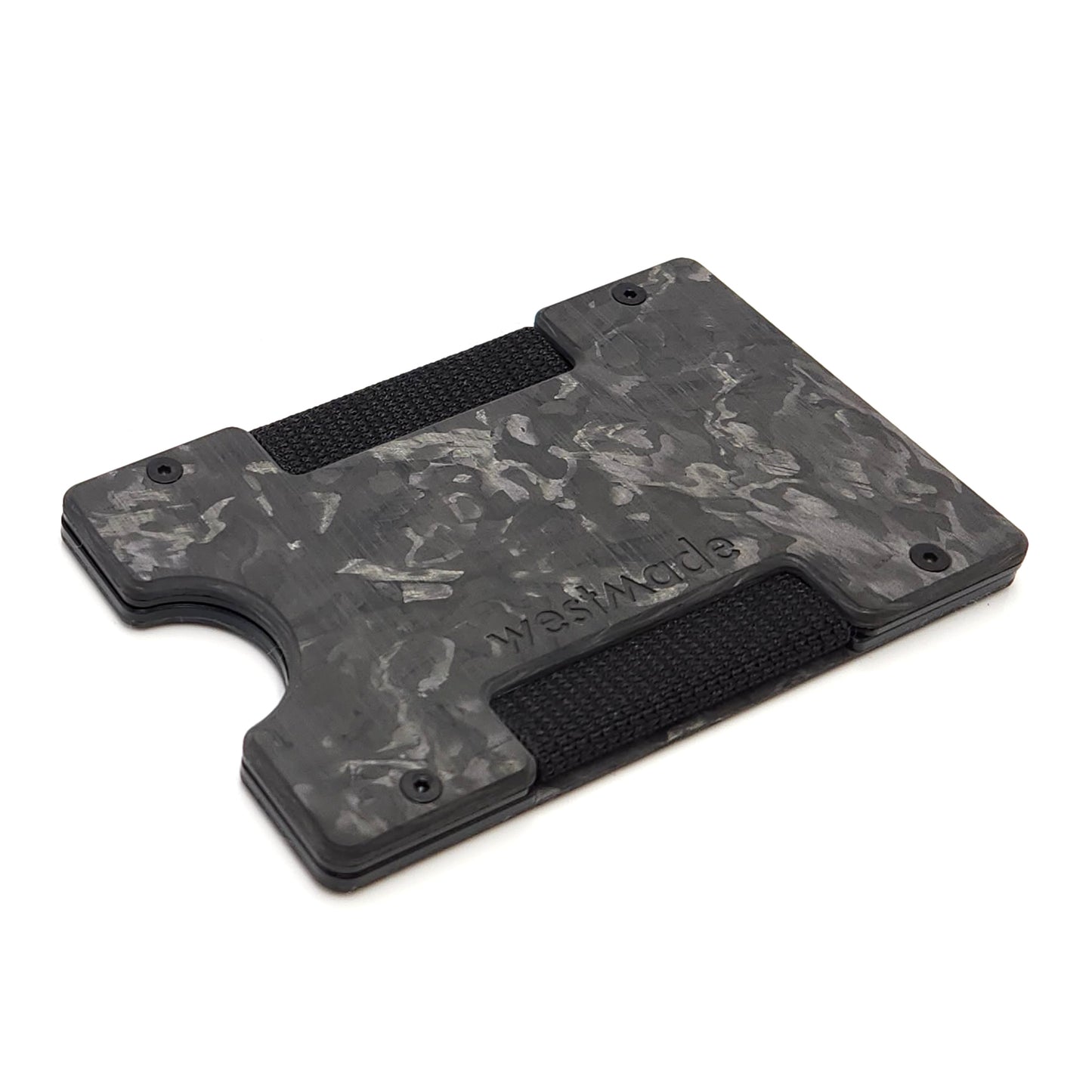 Arrow Wallet Marbled Carbon Fiber & Black Anodized Aluminum