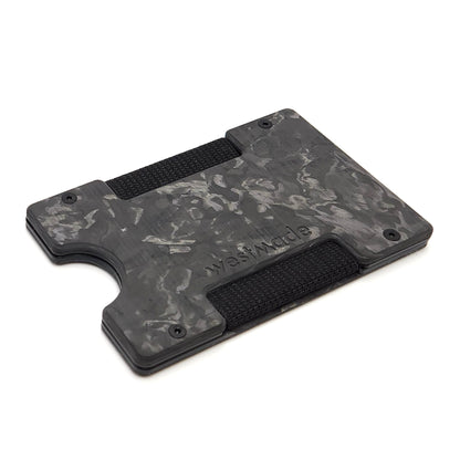 Arrow Wallet Marbled Carbon Fiber & Black Anodized Aluminum
