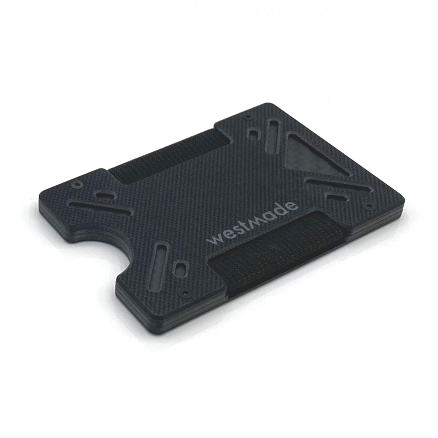 Arrow X Wallet Textured Black G10 & Matte Twill Carbon Fiber