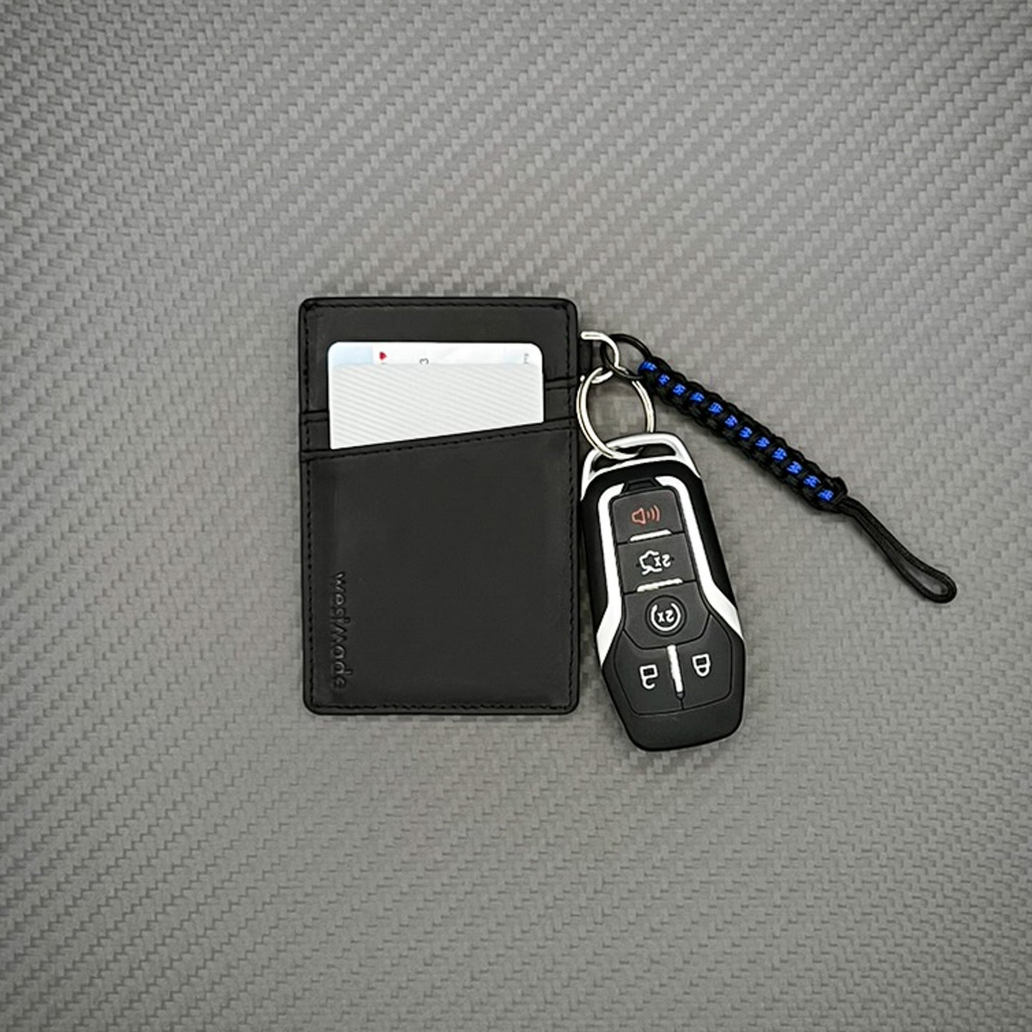 Westmade Mayfield Mini Minimalist Keychain Wallet Graphite Black