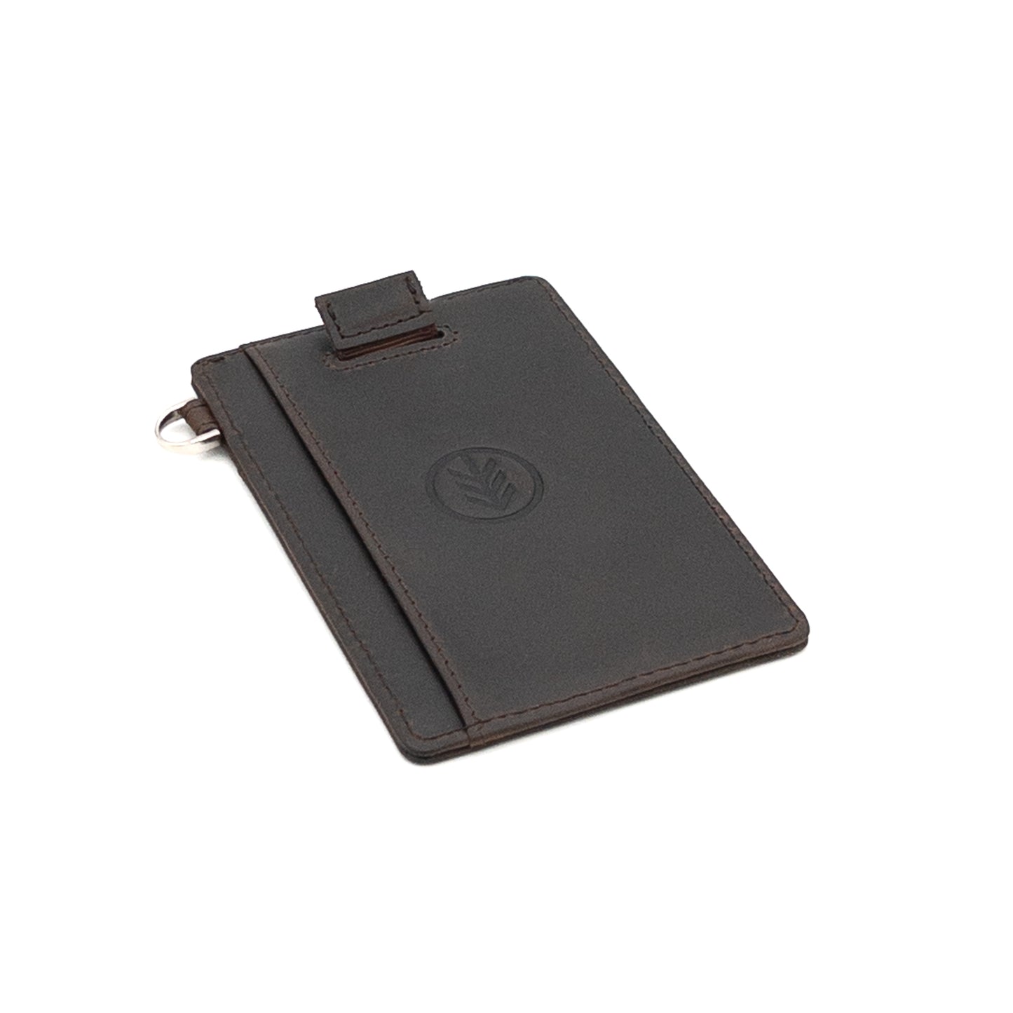 Westmade Mayfield Mini Minimalist Keychain Wallet with Wristlet Tether Cowboy Brown