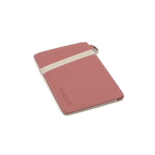 Westmade Mayfield Mini Minimalist Keychain Wallet Dusty Pink/Cream