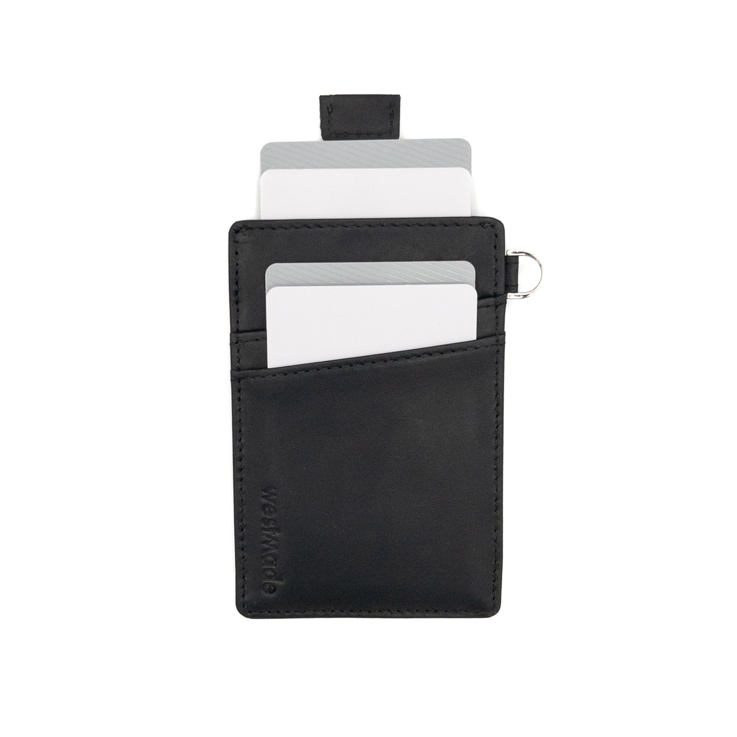 Westmade Mayfield Mini Minimalist Keychain Wallet Graphite Black